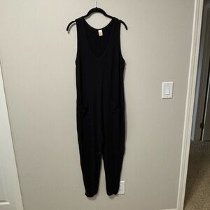 Black Sleeveless Jumpsuit